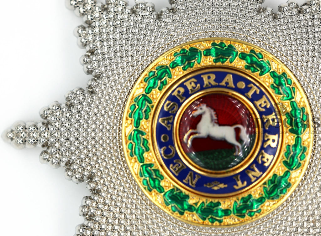 Royal Guelphic Order Breast Star – Enamel Medal with Pin detail view 7