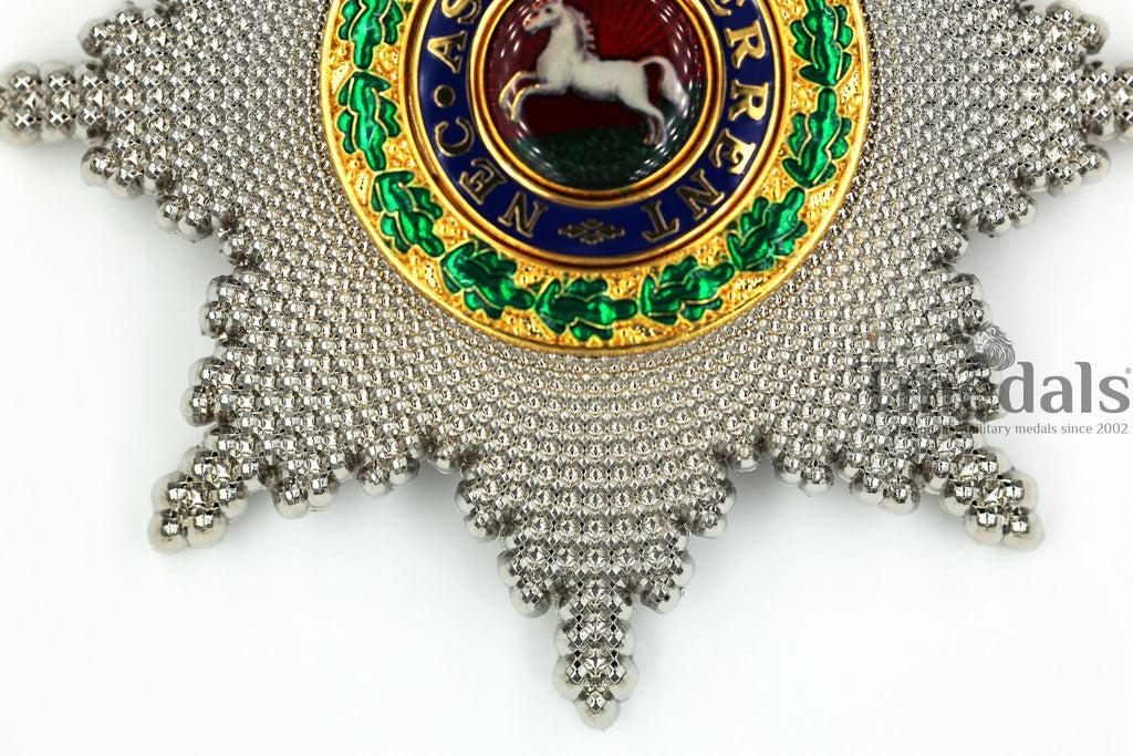 Royal Guelphic Order Breast Star – Enamel Medal with Pin detail view 8