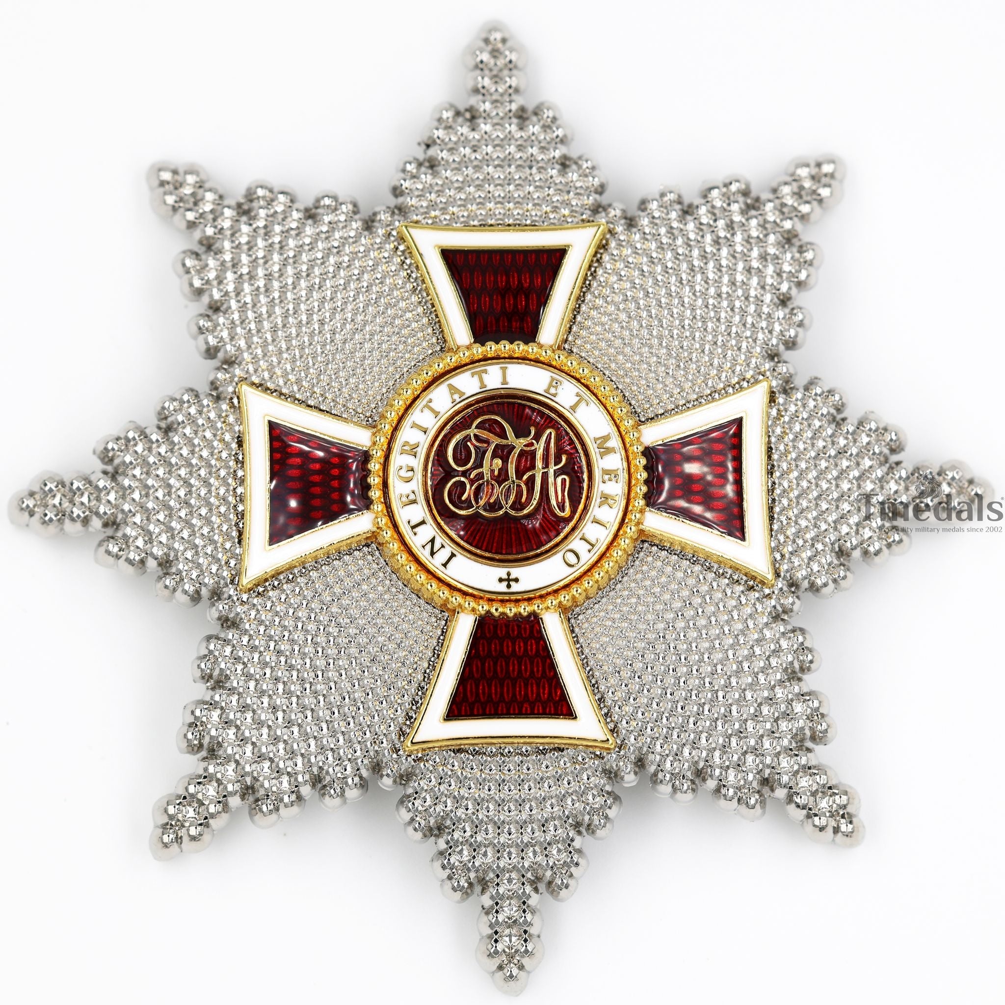 Austrian Imperial Order of Leopold – Grand Cross Breast Star – Full-Size with Enamel replica
