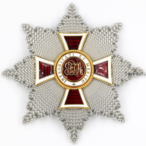 Austrian Imperial Order of Leopold – Grand Cross Breast Star – Full-Size with Enamel replica