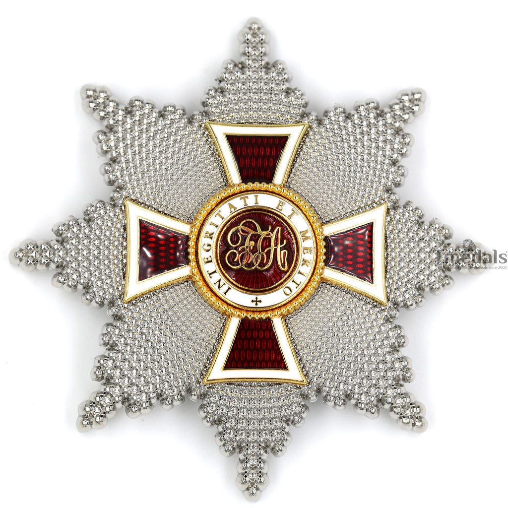 Austrian Imperial Order of Leopold – Grand Cross Breast Star – Full-Size with Enamel detail view 6