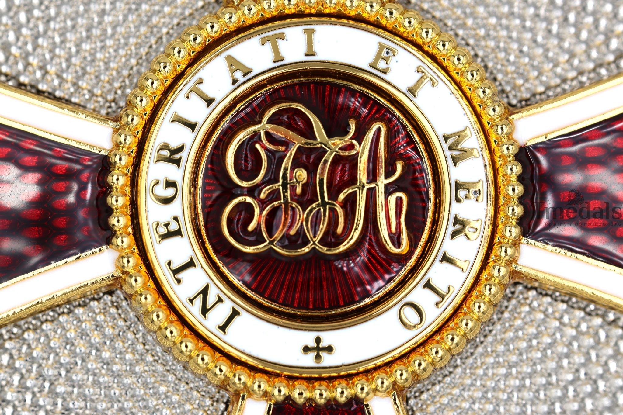 Austrian Imperial Order of Leopold – Grand Cross Breast Star – Full-Size with Enamel detail view 4