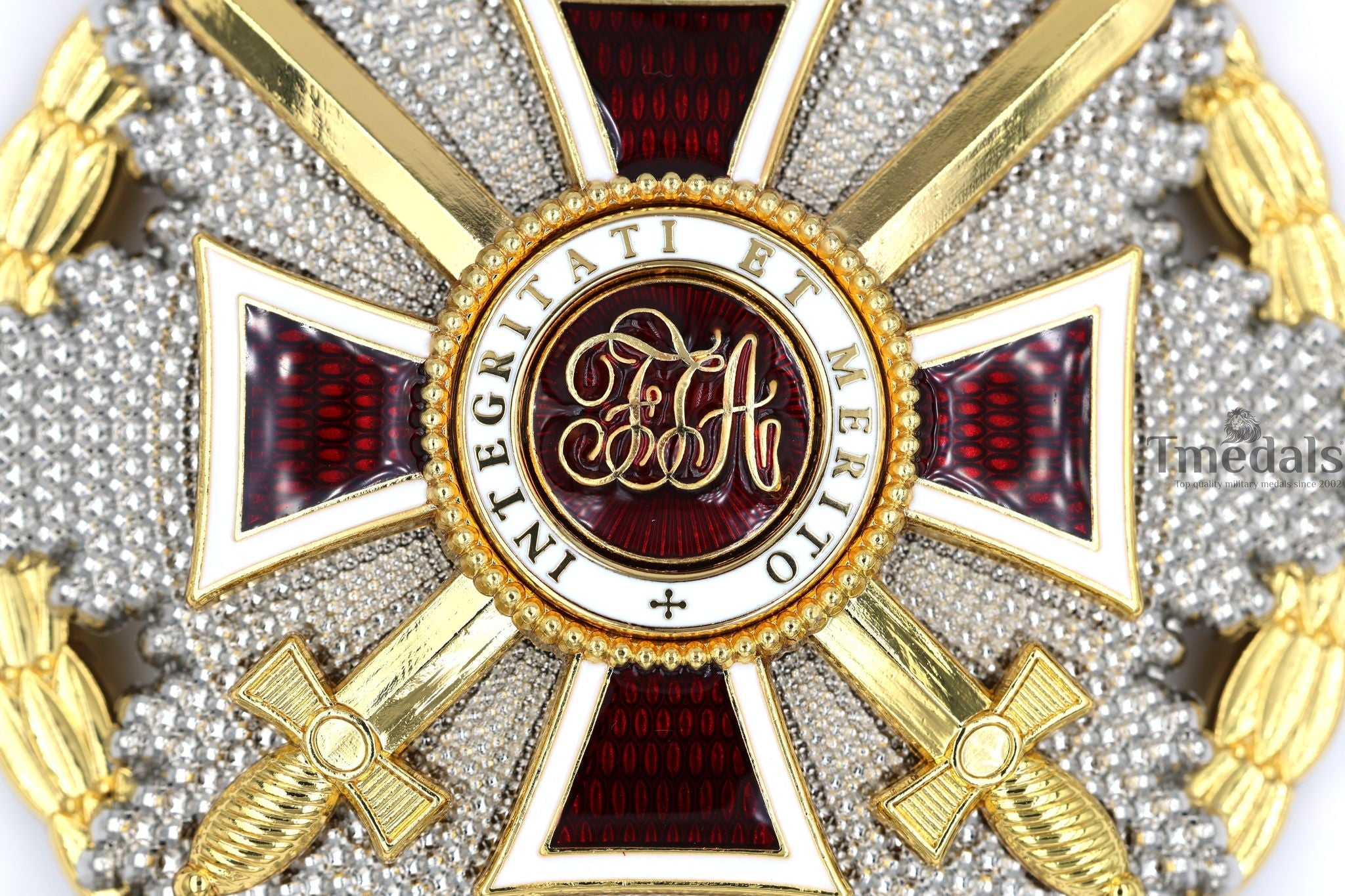 Austrian Imperial Order of Leopold – Grand Cross Breast Star with War Decoration detail view 5