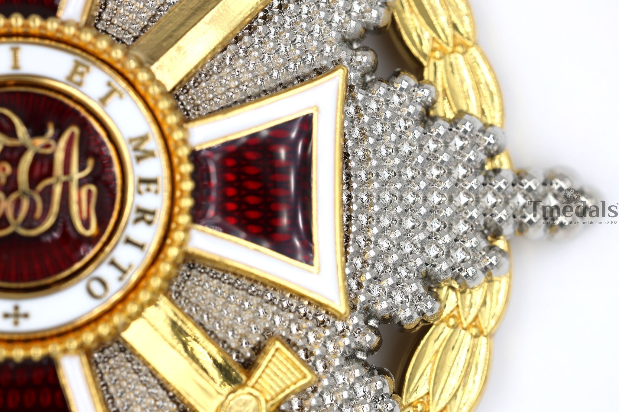 Austrian Imperial Order of Leopold – Grand Cross Breast Star with War Decoration detail view 8