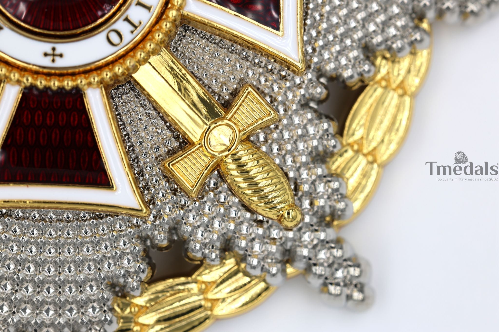 Austrian Imperial Order of Leopold – Grand Cross Breast Star with War Decoration detail view 10