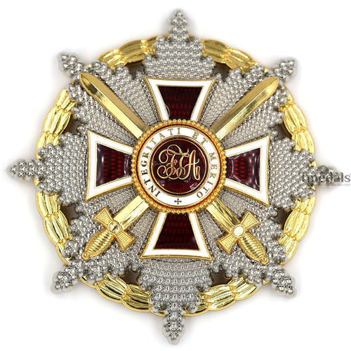 Austrian Imperial Order of Leopold – Grand Cross Breast Star with War Decoration reproduction