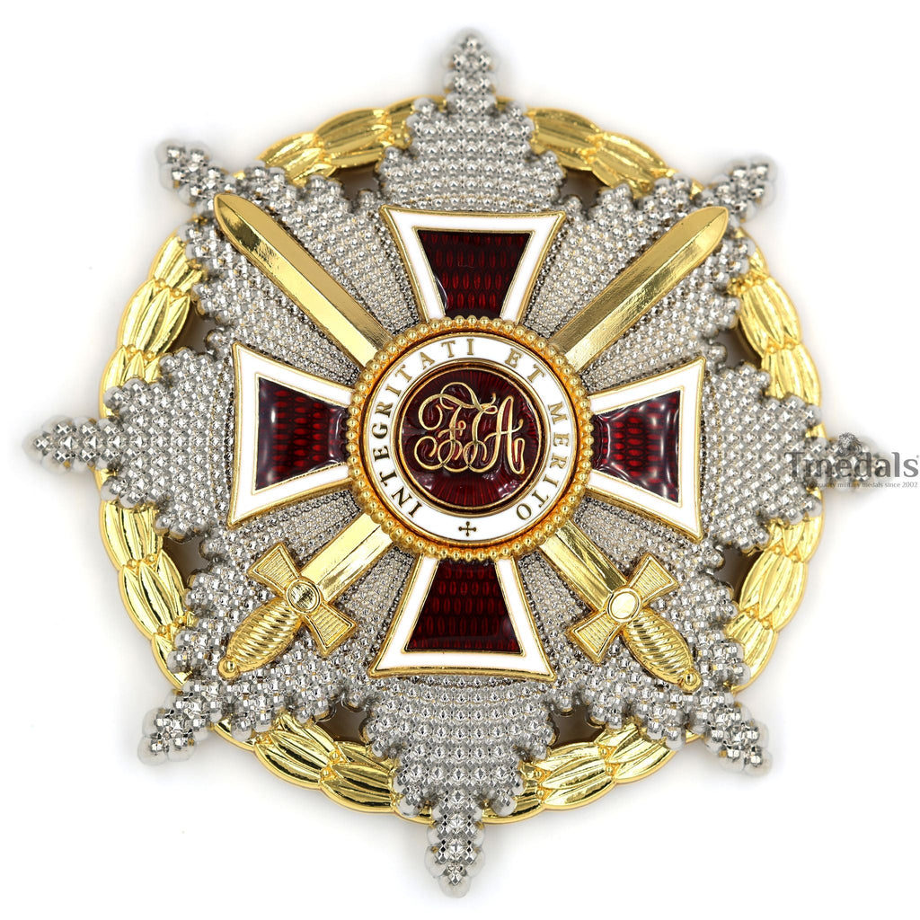 Austrian Imperial Order of Leopold – Grand Cross Breast Star with War Decoration detail view 3