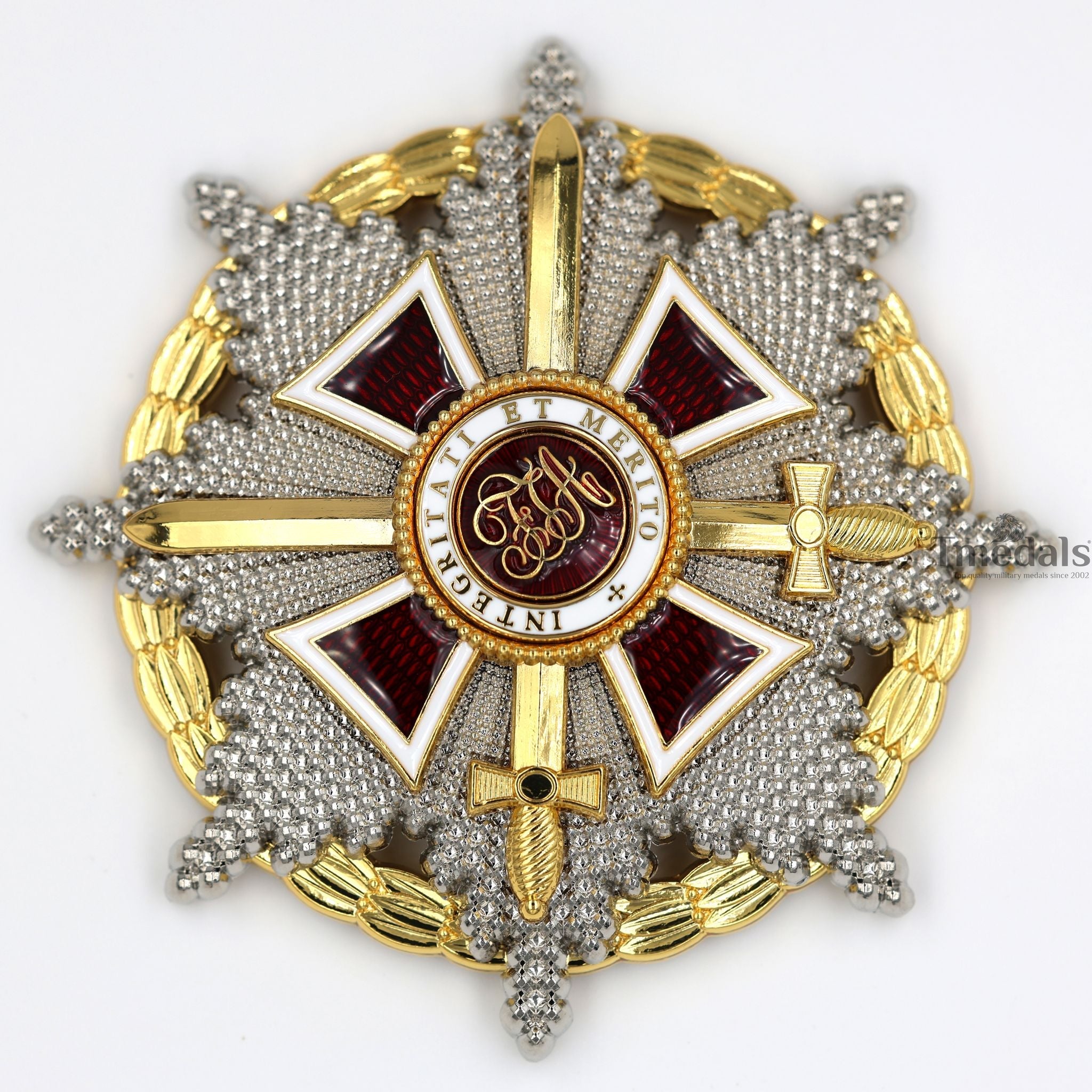 Austrian Imperial Order of Leopold – Grand Cross Breast Star with War Decoration detail view 4