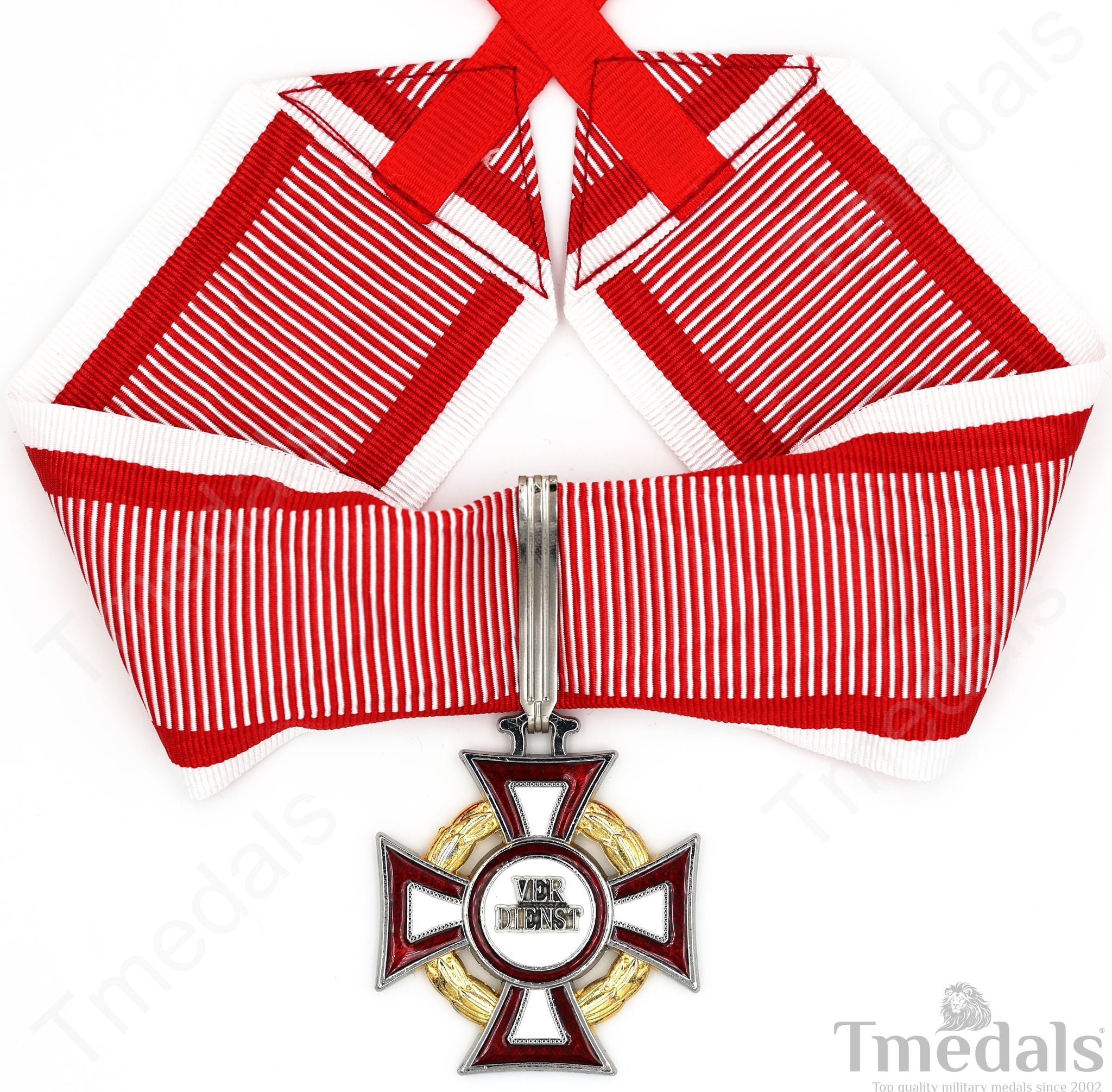 Austro-Hungarian Military Merit Cross Set – 1st Class Breast Star 2nd Class Neck detail view 3