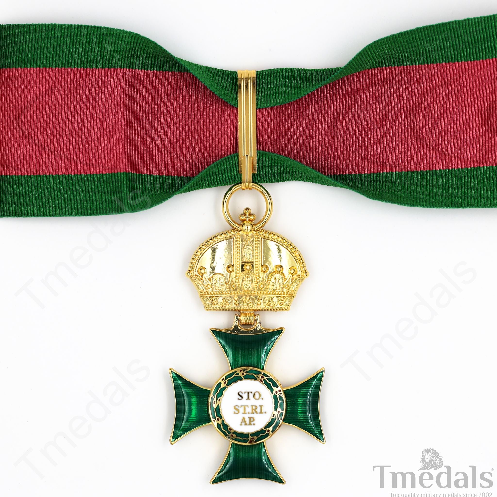 Royal Hungarian Order of Saint Stephen Commander’s Cross Medal detail view 4