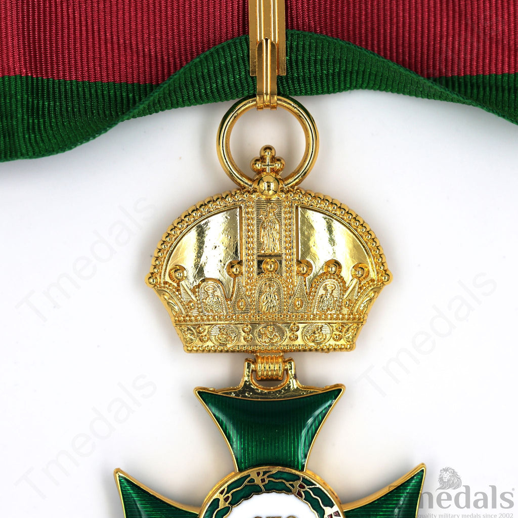 Royal Hungarian Order of Saint Stephen Commander’s Cross Medal detail view 7