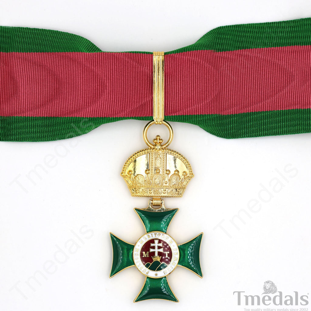 Royal Hungarian Order of Saint Stephen Commander’s Cross Medal detail view 9