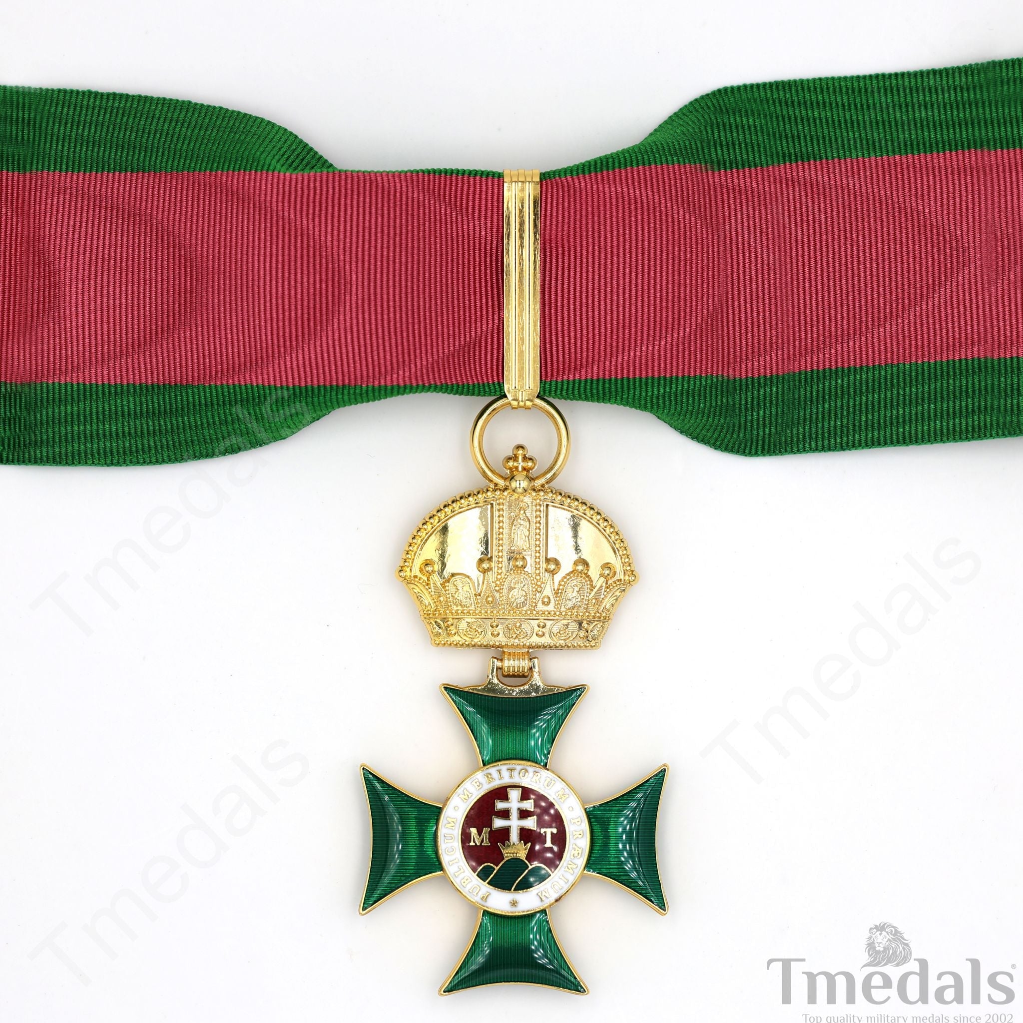 Royal Hungarian Order of Saint Stephen Commander’s Cross Medal detail view 9