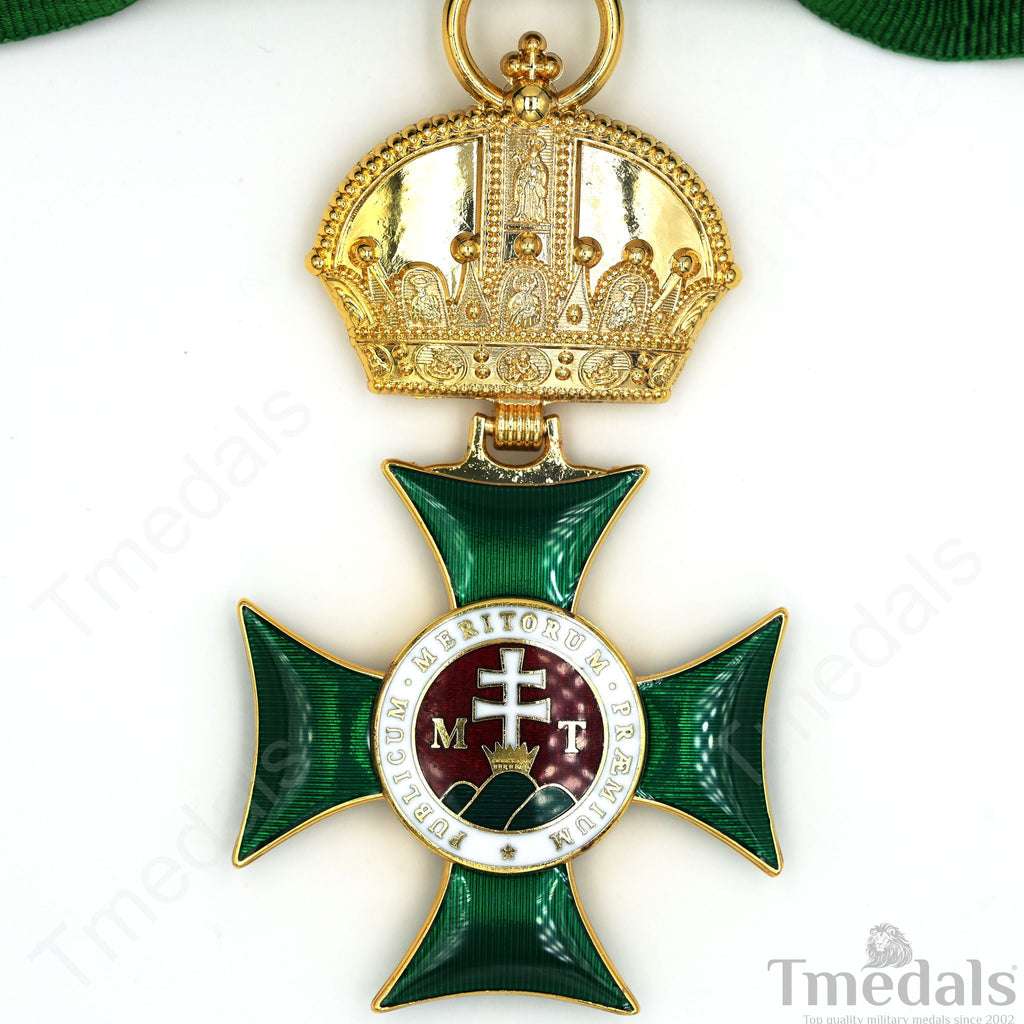 Royal Hungarian Order of Saint Stephen Commander’s Cross Medal detail view 10