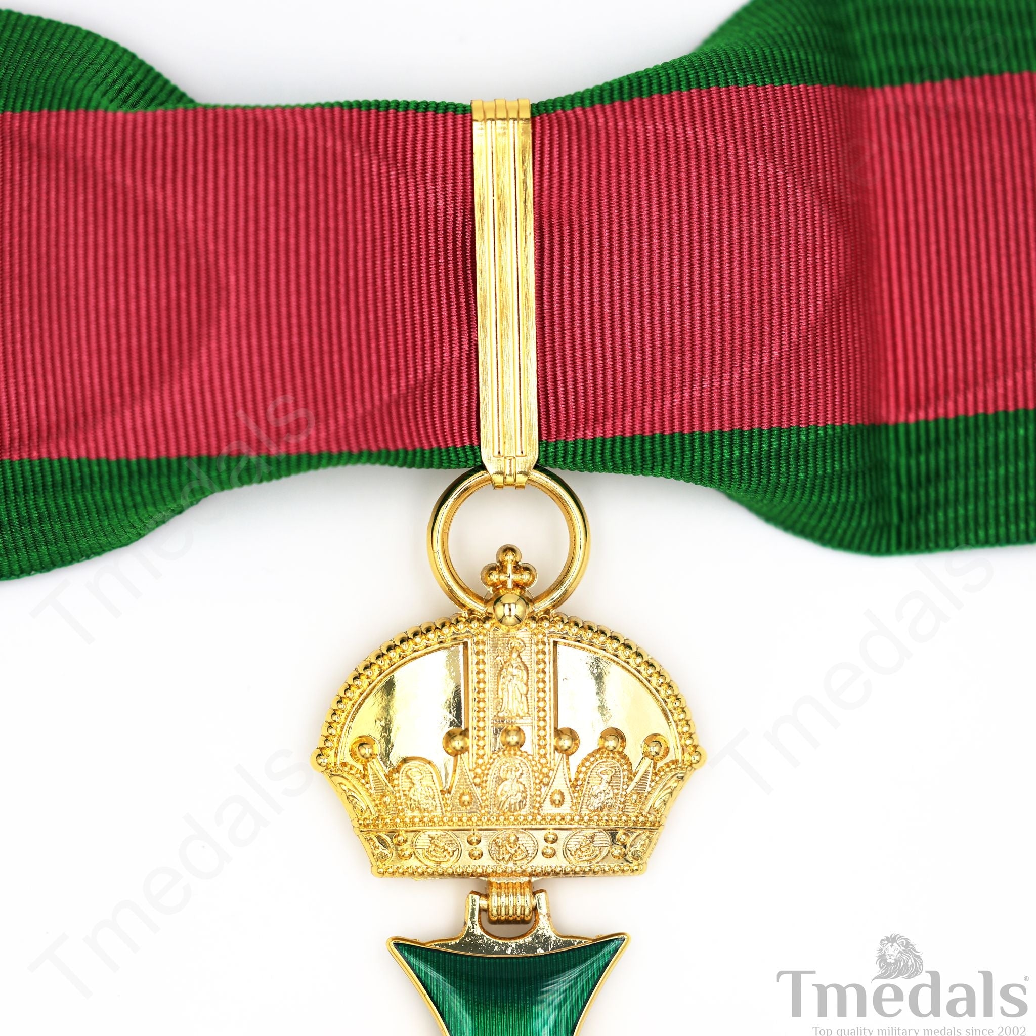 Royal Hungarian Order of Saint Stephen Commander’s Cross Medal detail view 13