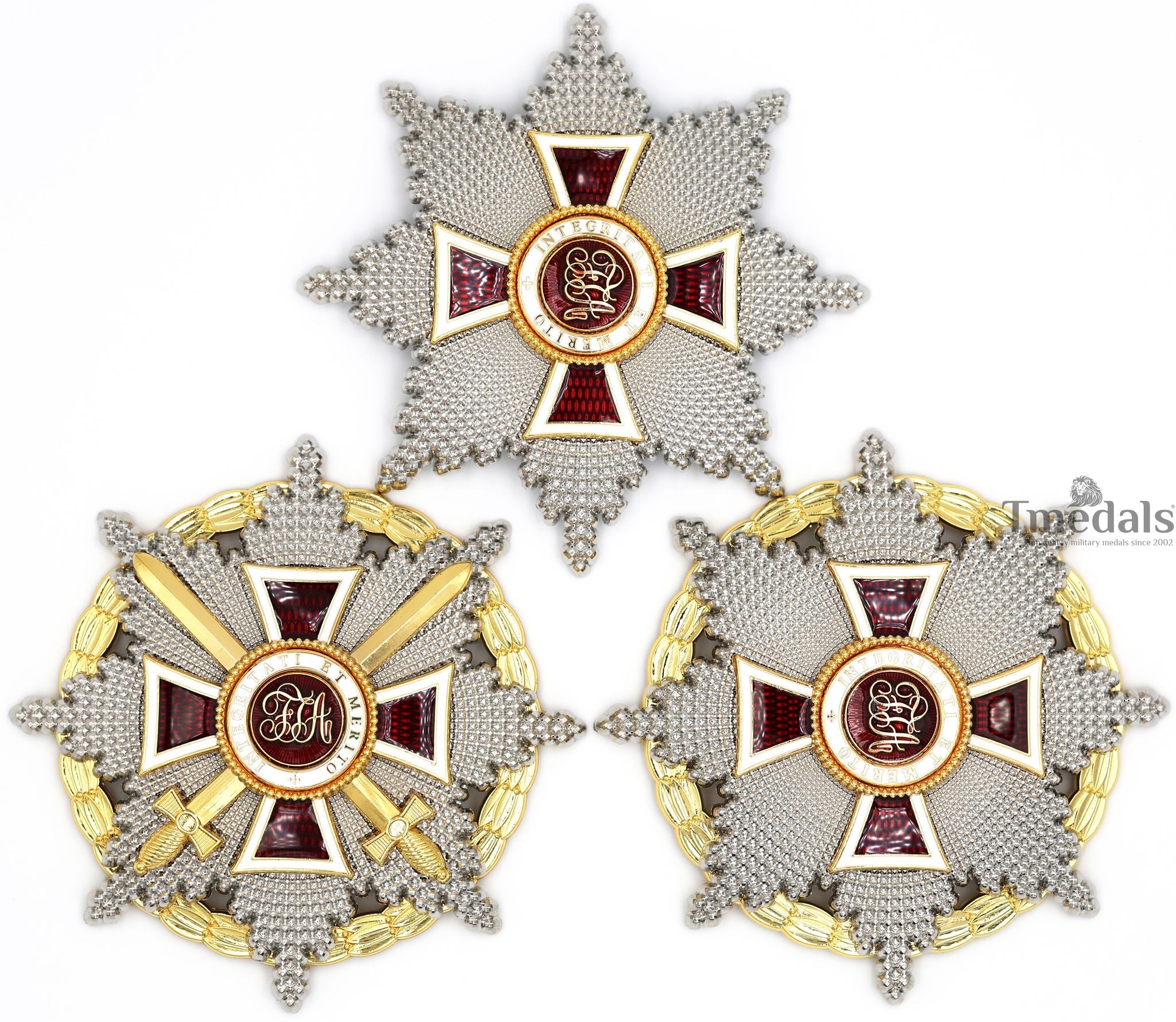 Austrian Imperial Order of Leopold Grand Cross Set – 3 Variants reproduction
