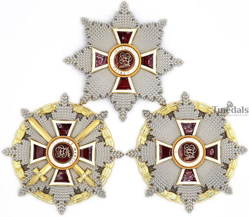 Austrian Imperial Order of Leopold Grand Cross Set – 3 Variants reproduction