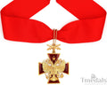 Russian Federation Order of Merit Medal – Double-Headed Eagle 925 Silver replica