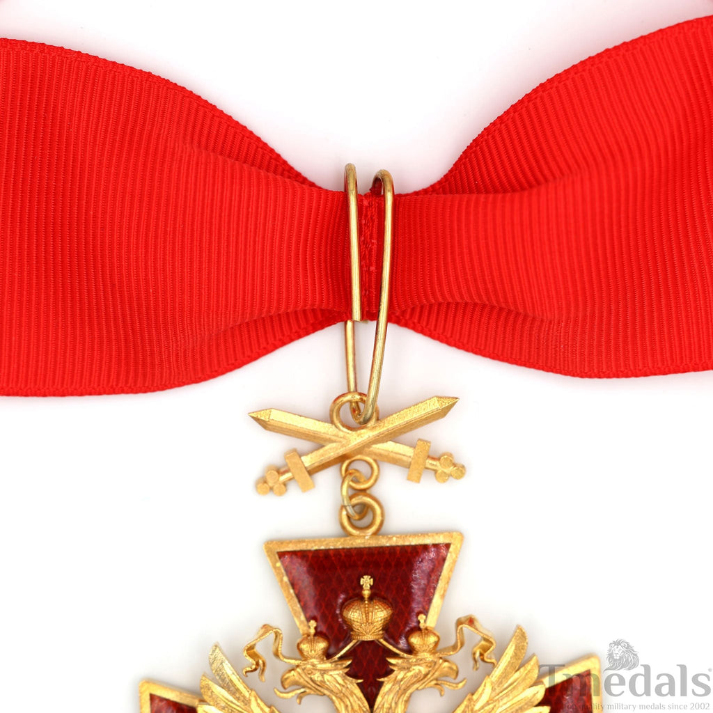 Russian Federation Order of Merit Medal – Double-Headed Eagle 925 Silver detail view 11