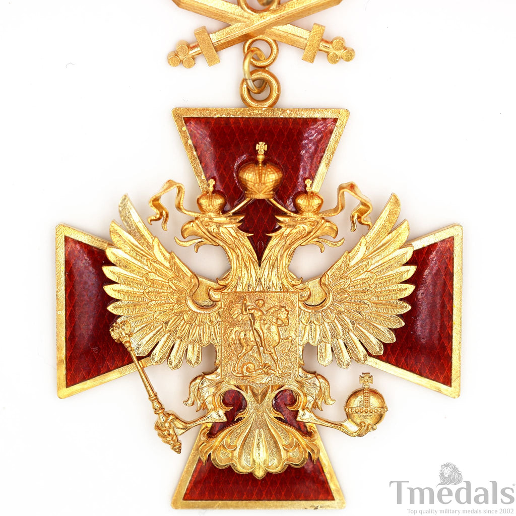 Russian Federation Order of Merit Medal – Double-Headed Eagle 925 Silver detail view 12