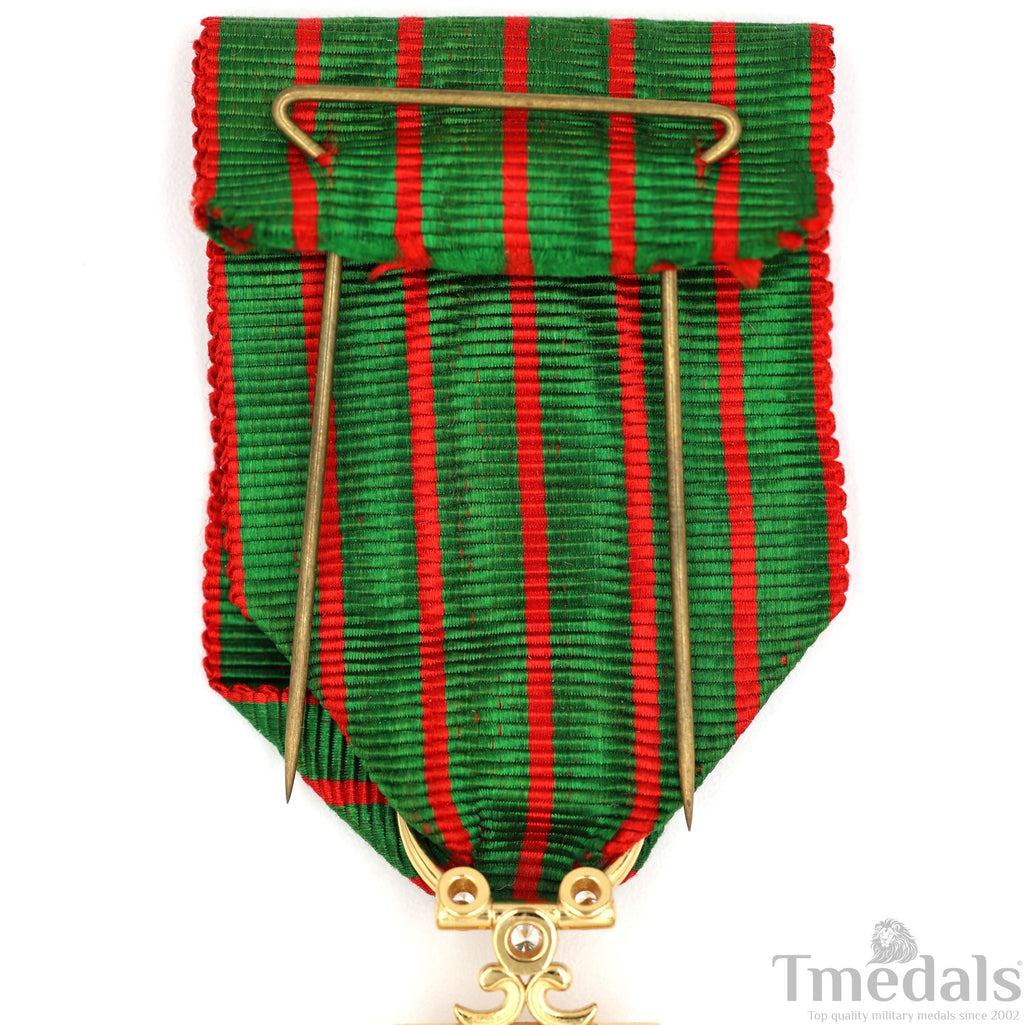 France Croix de Guerre 1914 – 1918 with Diamonds – Marshal Foch – 925 Silver detail view 10