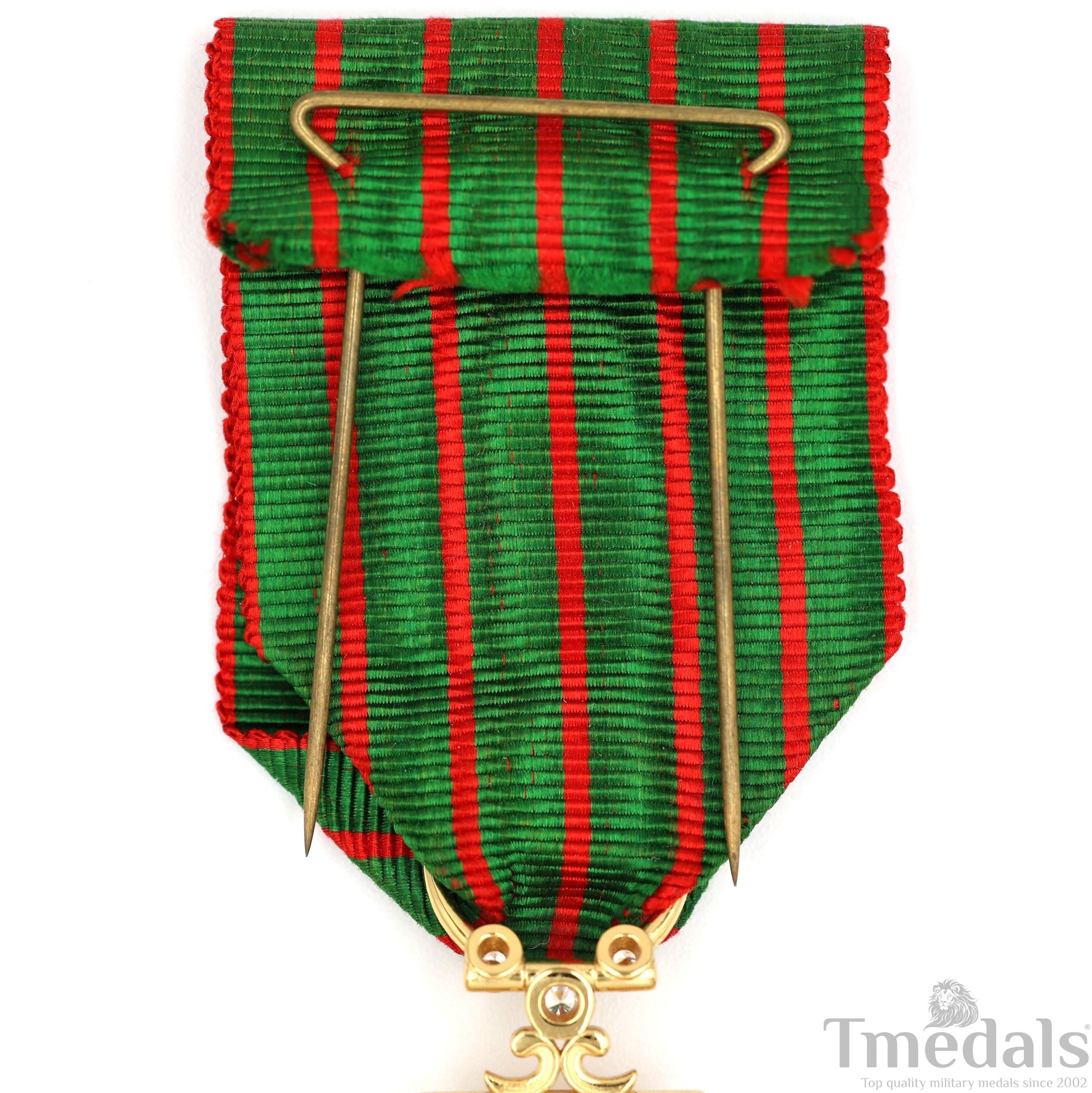 France Croix de Guerre 1914 – 1918 with Diamonds – Marshal Foch – 925 Silver detail view 10
