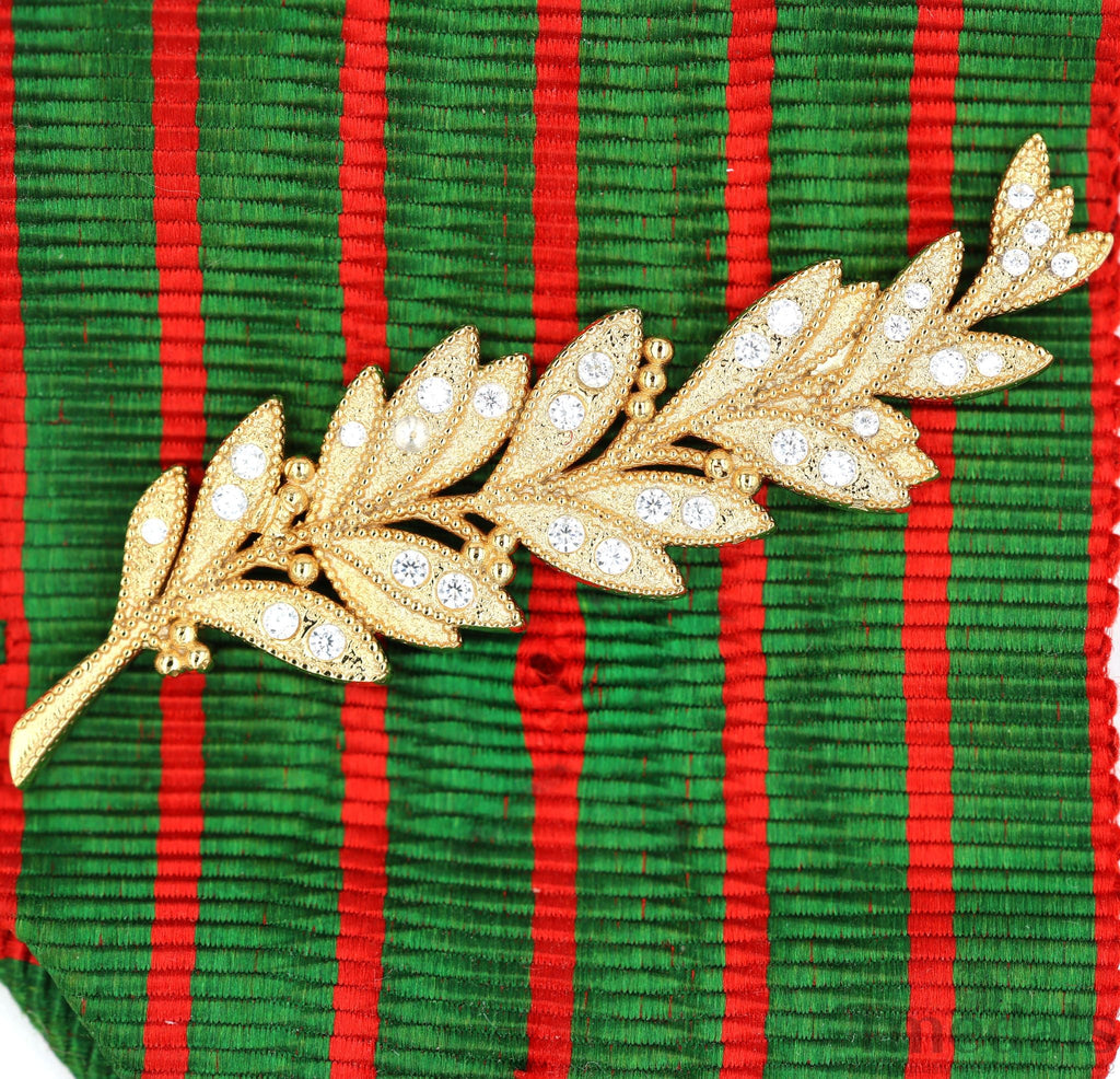 France Croix de Guerre 1914 – 1918 with Diamonds – Marshal Foch – 925 Silver detail view 17