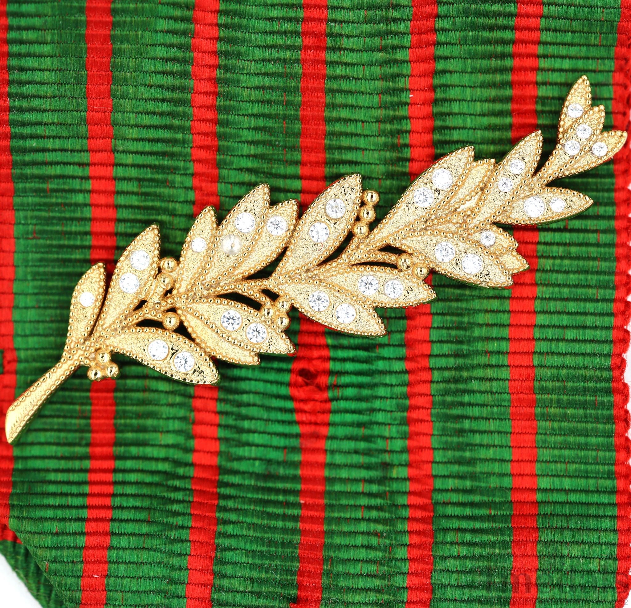 France Croix de Guerre 1914 – 1918 with Diamonds – Marshal Foch – 925 Silver detail view 17