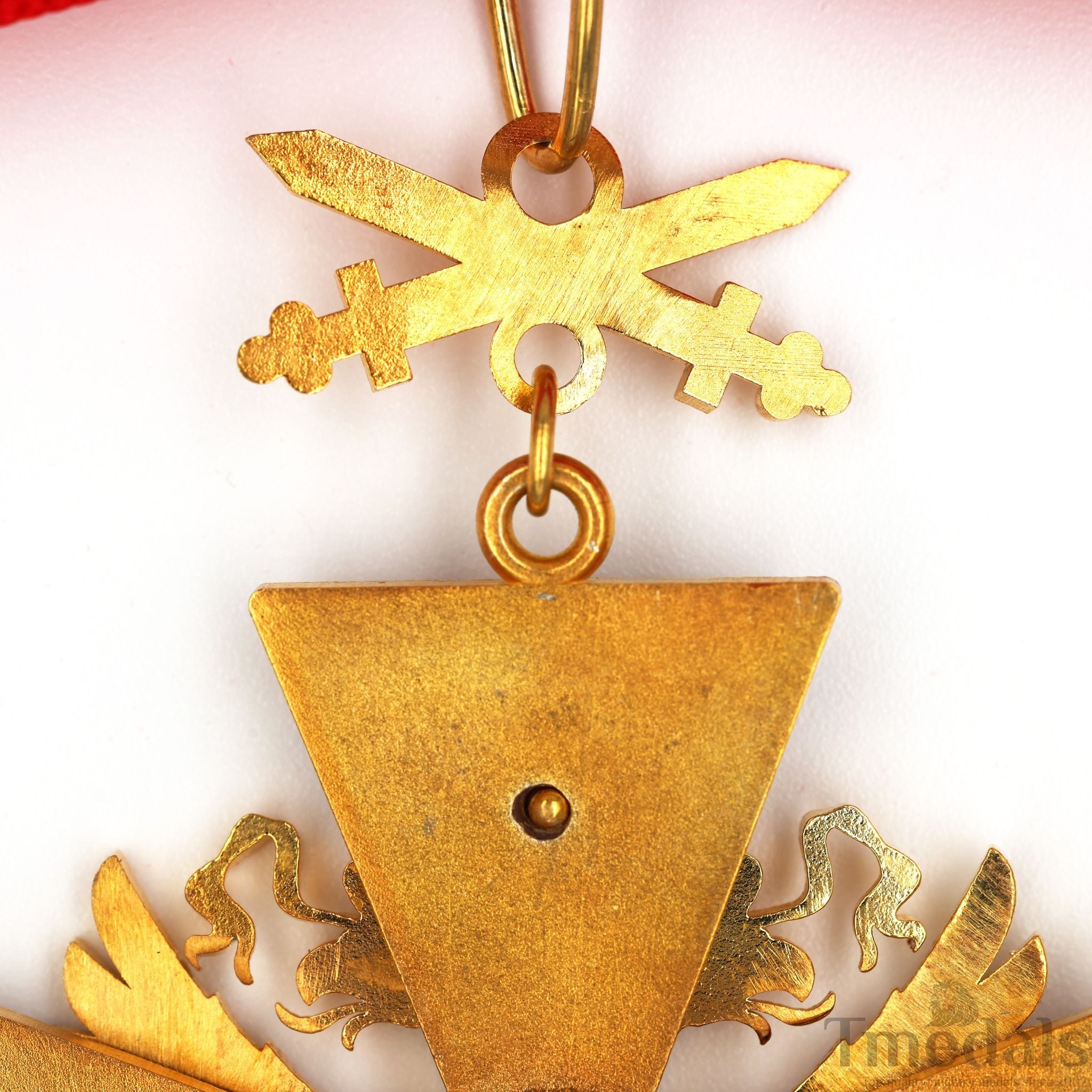 Russian Federation Order of Merit Medal – Double-Headed Eagle 925 Silver detail view 20