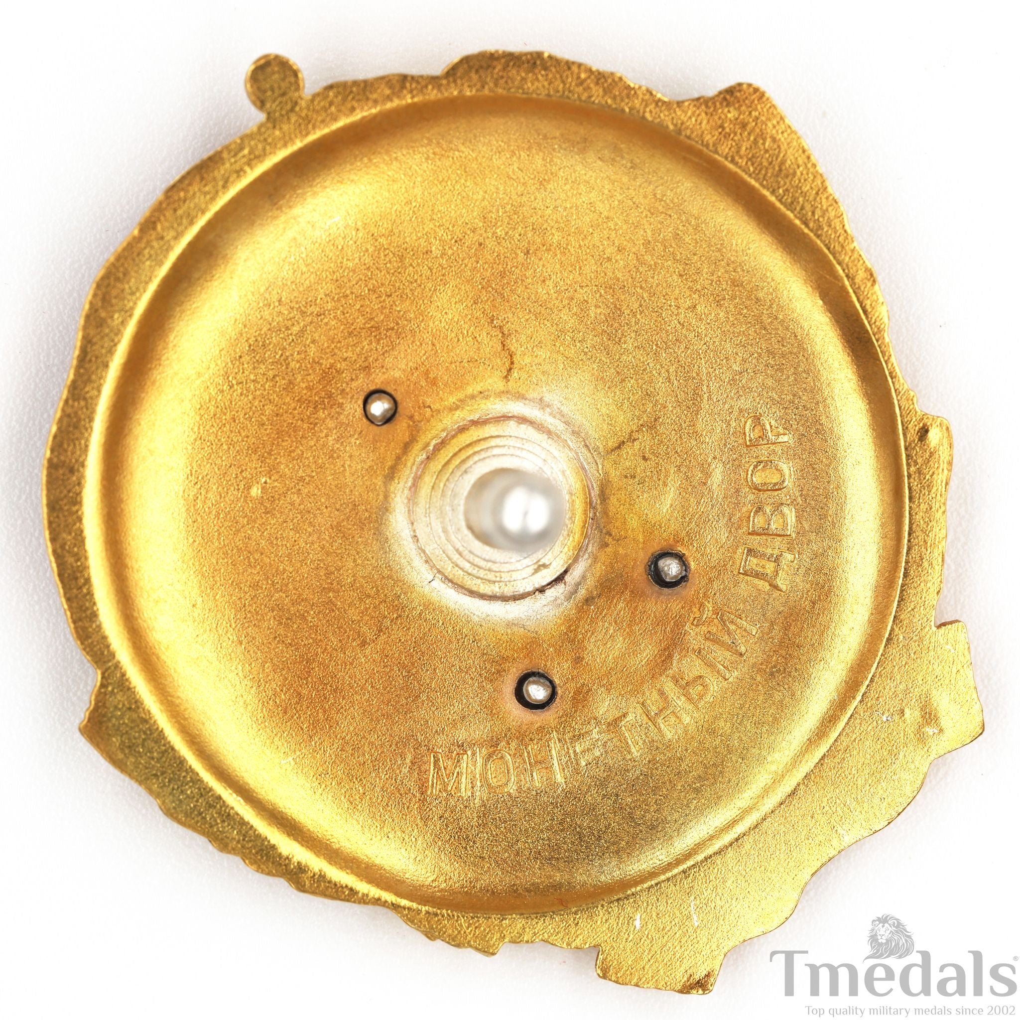 Order of Lenin Type 3 Medal – 925 Sterling Silver Gilt Gold Platinum Enamel detail view 8