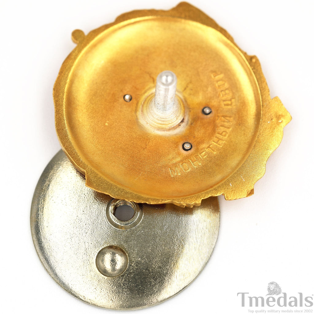 Order of Lenin Type 3 Medal – 925 Sterling Silver Gilt Gold Platinum Enamel detail view 16