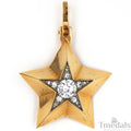 Soviet CCCP Small Marshal's Star – Gold-Plated with Cubic Zirconia reproduction