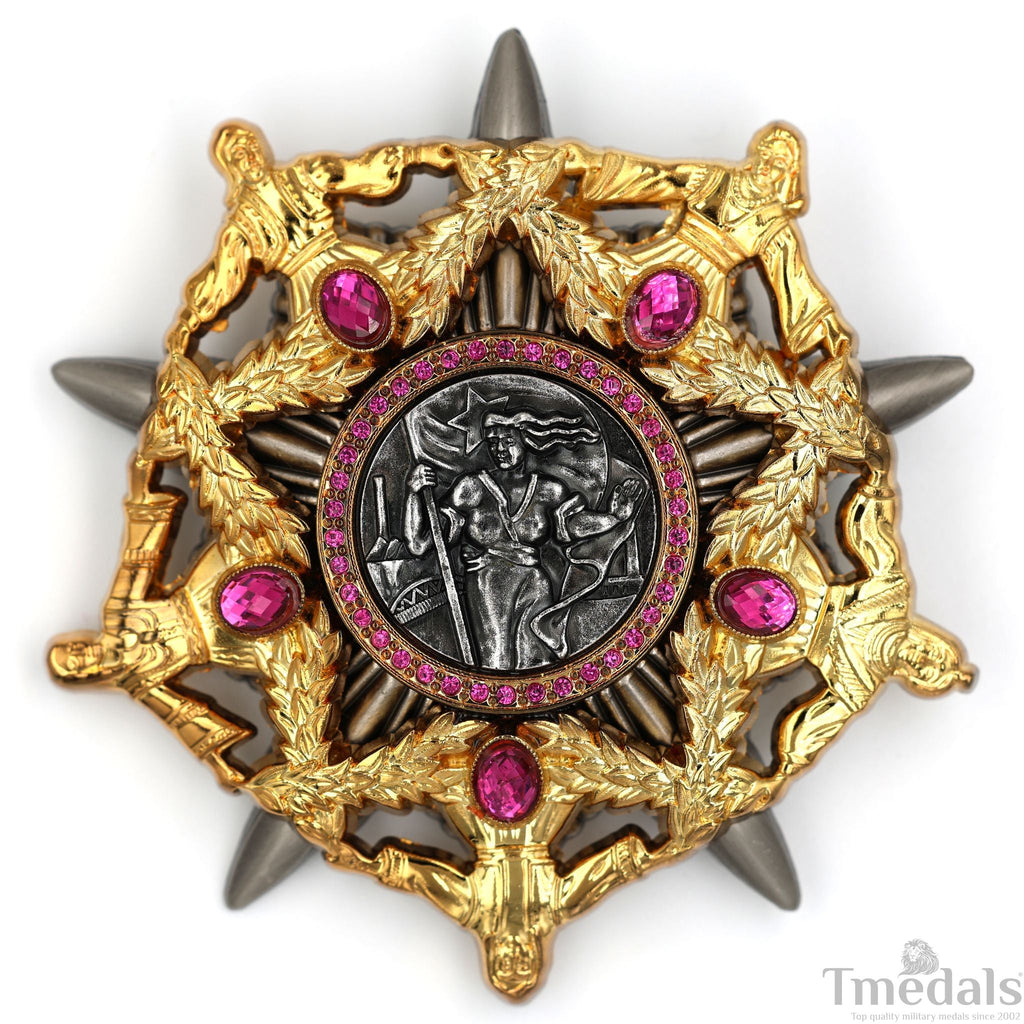 Yugoslavia – Order of the Hero of Socialist Labour – Badge detail view 3
