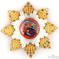 Republic of China Qing Dynasty Order of the blue dragon 青龍勛章 Brest Star replica