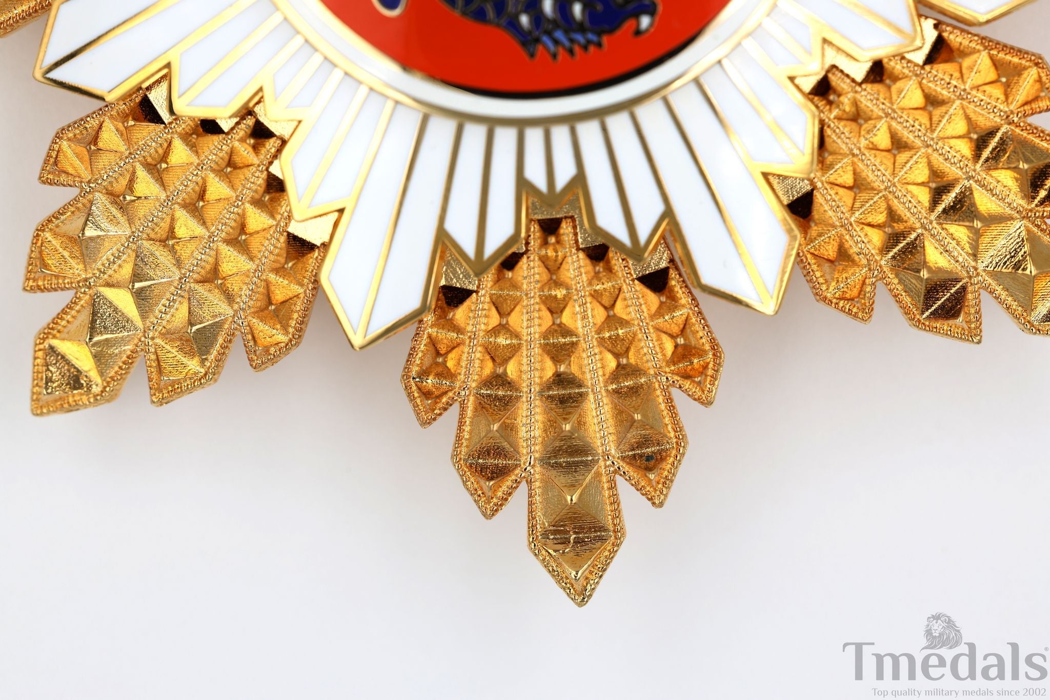 Republic of China Qing Dynasty Order of the blue dragon 青龍勛章 Brest Star detail view 9