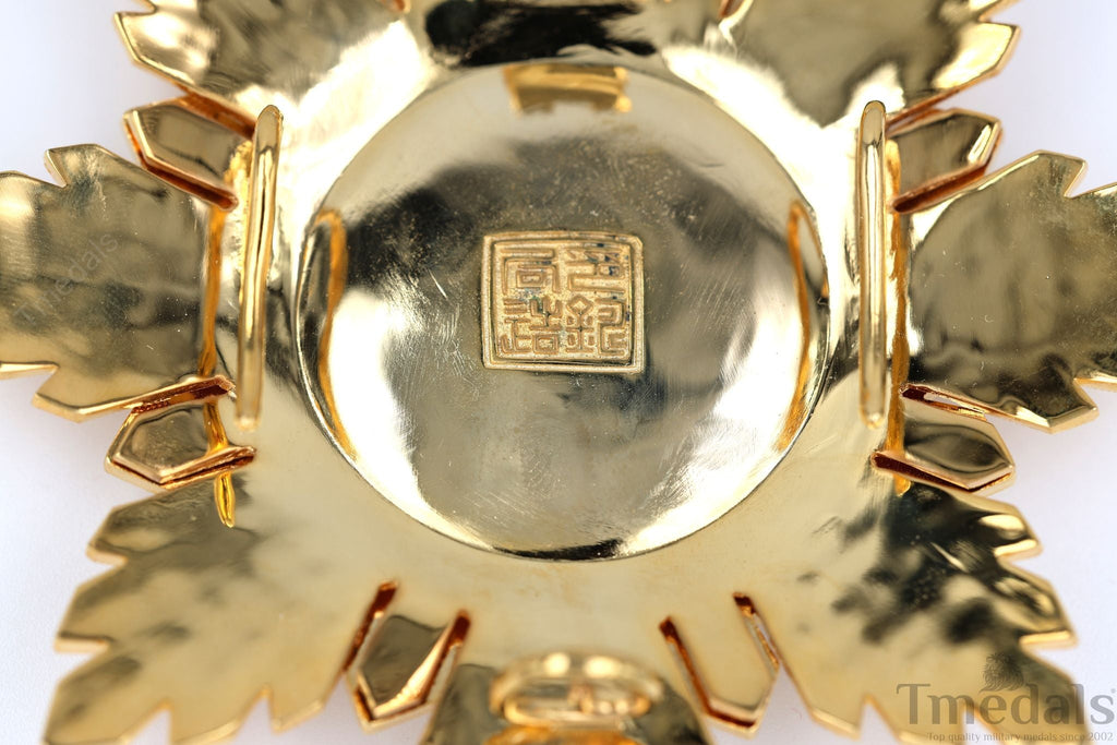 Republic of China Qing Dynasty Order of the blue dragon 青龍勛章 Brest Star detail view 12