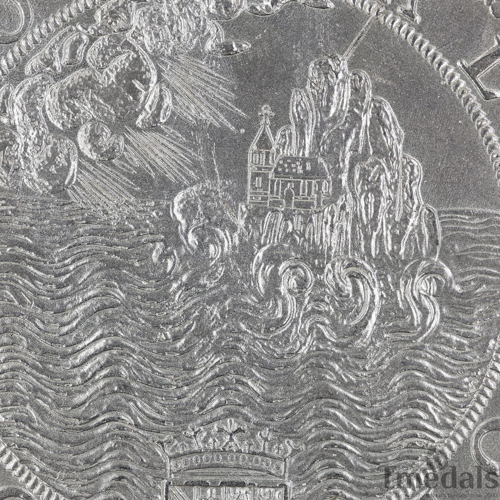 UK Elizabeth I Defeat of the Spanish Armada Medal 1588-Pure 925 Sterling Silver detail view 5