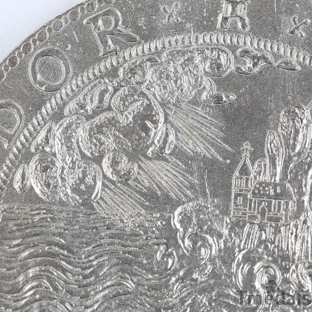 UK Elizabeth I Defeat of the Spanish Armada Medal 1588-Pure 925 Sterling Silver detail view 7