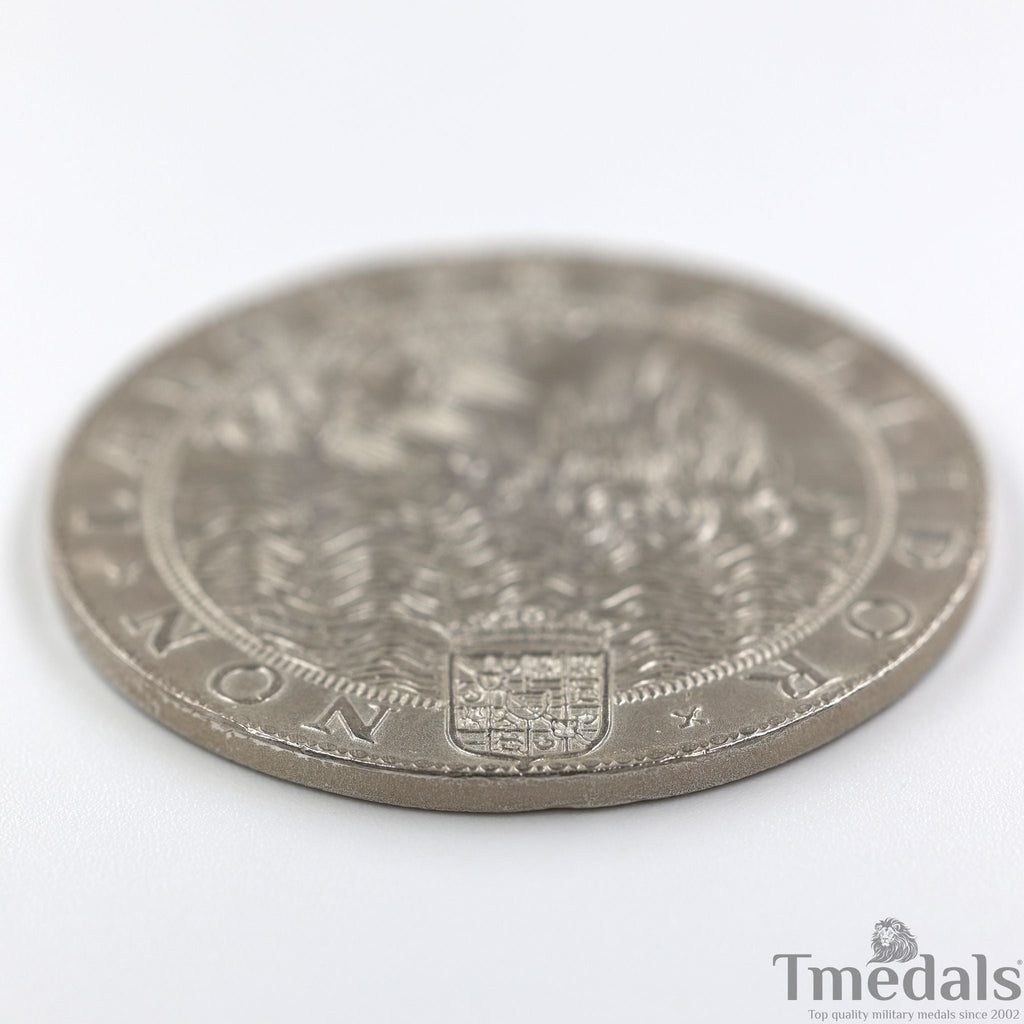 UK Elizabeth I Defeat of the Spanish Armada Medal 1588-Pure 925 Sterling Silver detail view 8