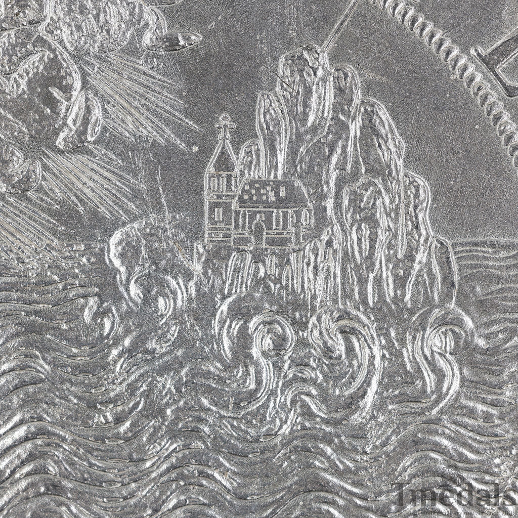 UK Elizabeth I Defeat of the Spanish Armada Medal 1588-Pure 925 Sterling Silver detail view 18