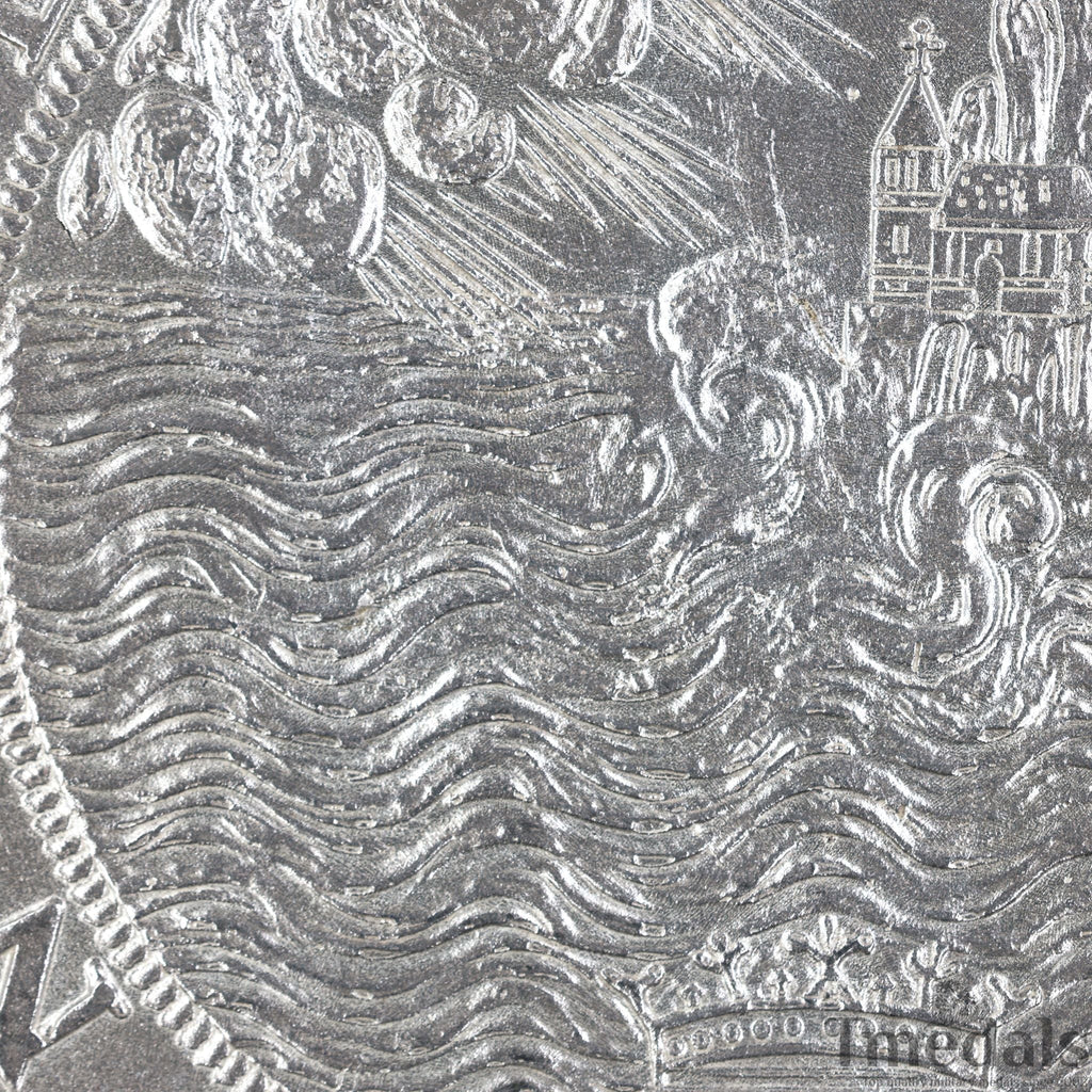 UK Elizabeth I Defeat of the Spanish Armada Medal 1588-Pure 925 Sterling Silver detail view 20