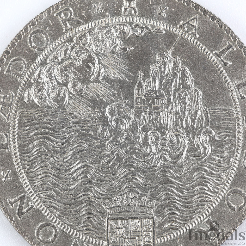 UK Elizabeth I Defeat of the Spanish Armada Medal 1588-Pure 925 Sterling Silver detail view 21