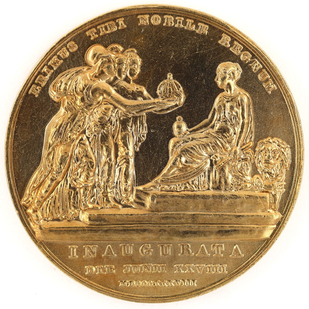 Queen Victoria Coronation 1838 Medal – British Royal Mint Design detail view 2