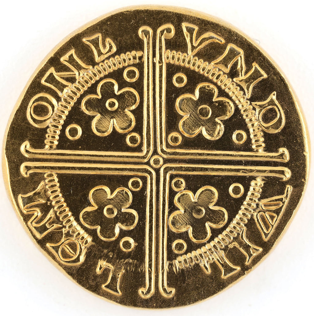 UK England 1 Gold Penny Henry Iii 1257 – 1272 Medieval Token Medal detail view 2