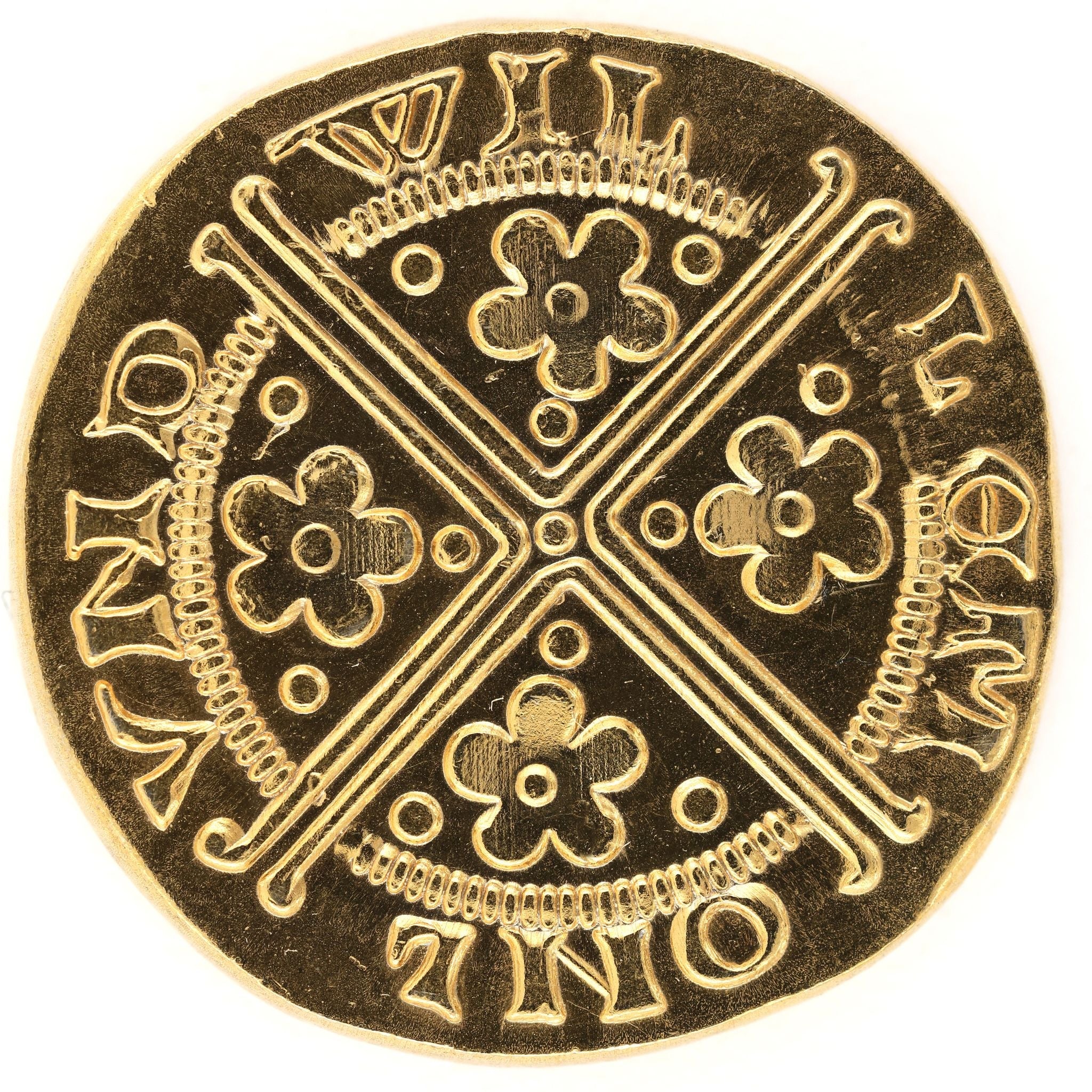 UK England 1 Gold Penny Henry Iii 1257 – 1272 Medieval Token Medal detail view 4
