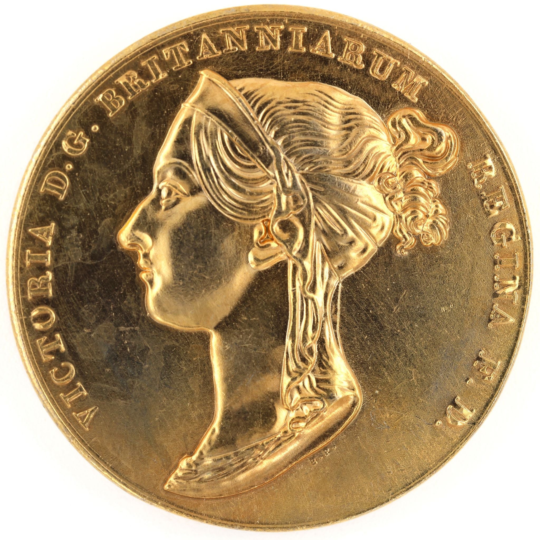 Queen Victoria Coronation 1838 Medal – British Royal Mint Design detail view 4