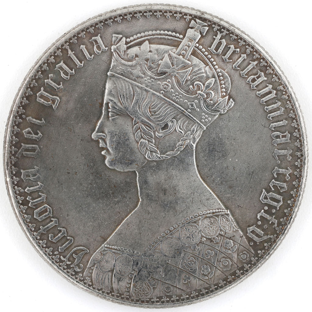 Queen Victoria Gothic Crown Souvenir Token Medal – British Collectible reproduction