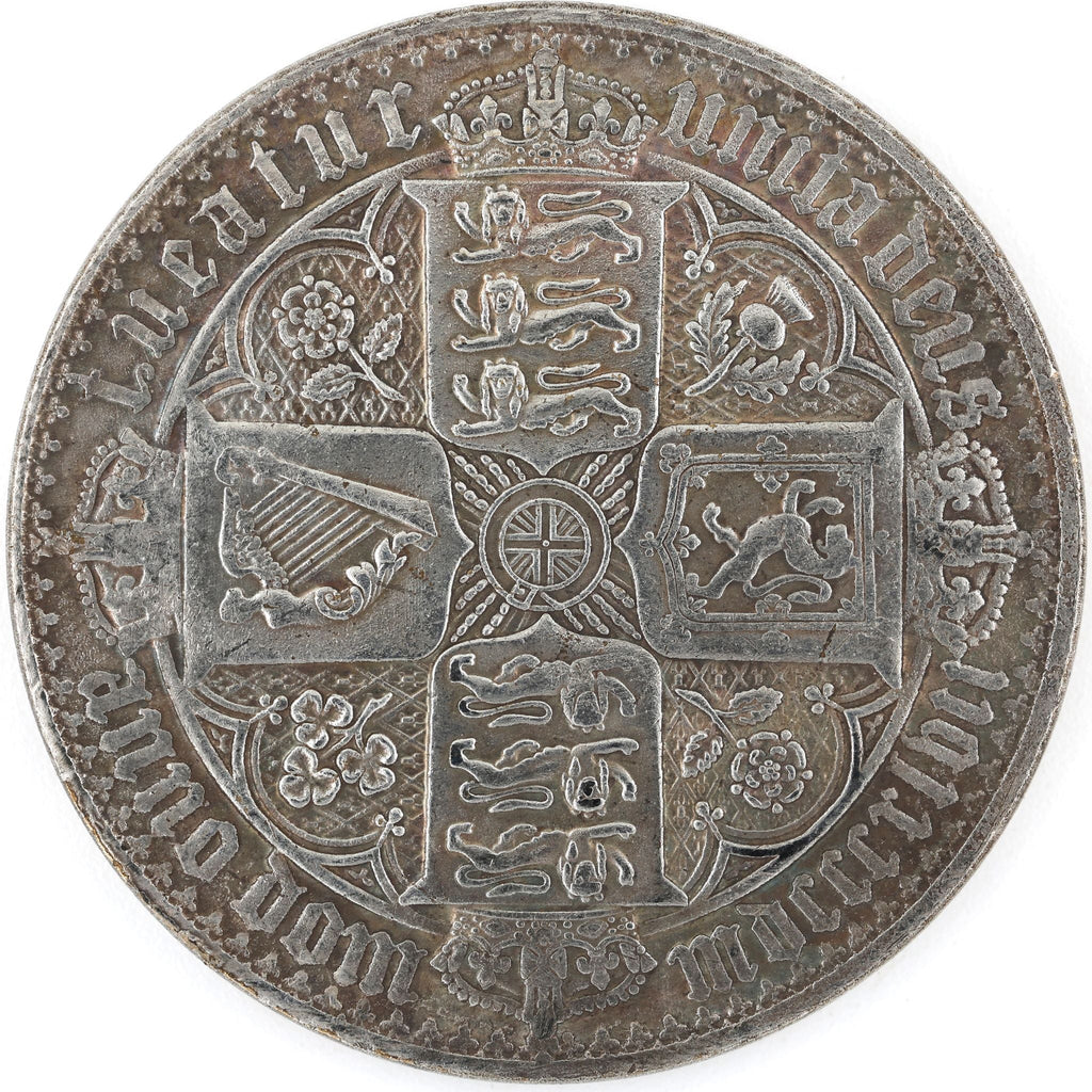 Queen Victoria Gothic Crown Souvenir Token Medal – British Collectible detail view 2