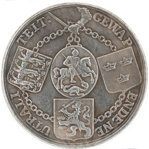 1780 Jehovah Armed Neutrality Medal Dutch God Covenant Eye of Providence replica