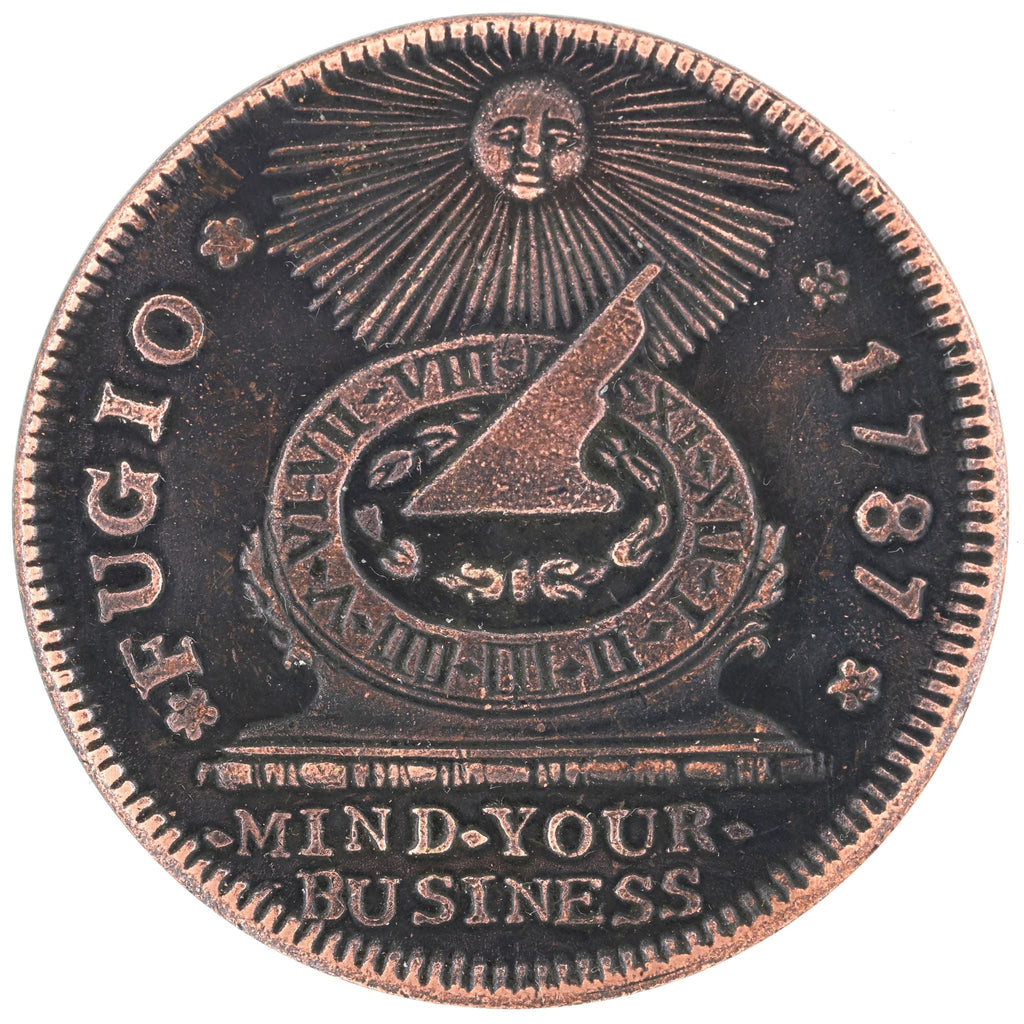 U.S. 1787 Fugio Cent Medal Token – “Mind Your Business” Early U.S. History, C1 replica
